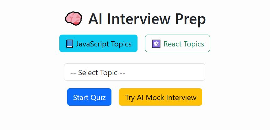 Ai interview prep