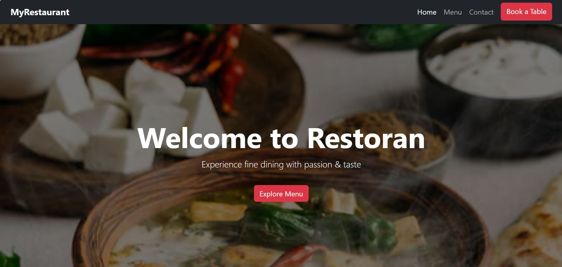 Restaurant UI
